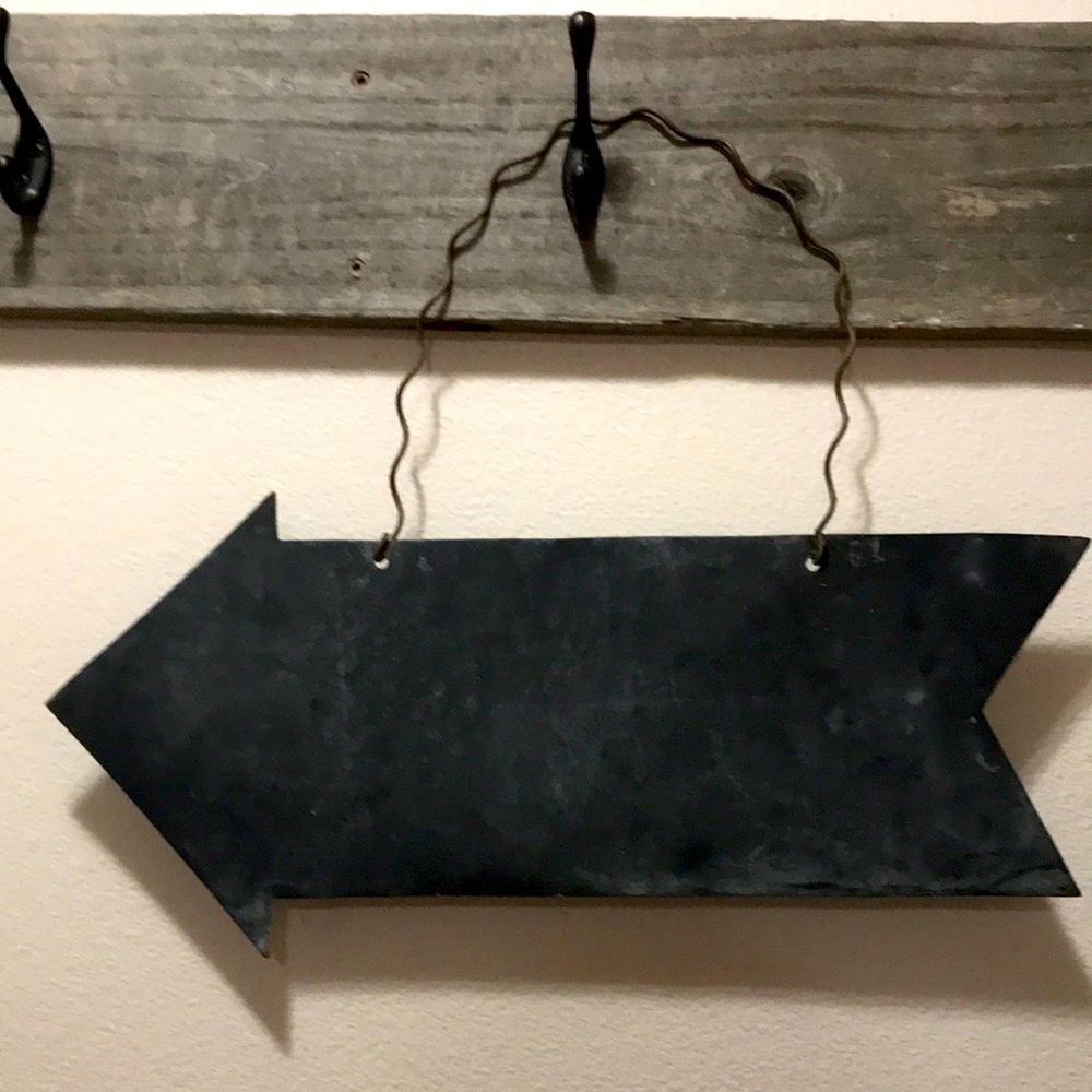 TWO Metal Arrow decorations
